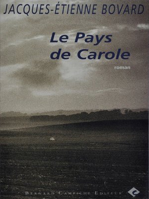 cover image of Le Pays de Carole